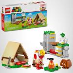 LEGO Super Mario Captain Toad’s Camp Building Toy - Pretend Play Set for Kids, Ages 6+ - Building Blocks for Boys & Girls W/Toad, Goomba, & Turnip Toy Figures - Gift Idea for Birthdays - 72040