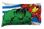 Jay Franco Marvel Comics Avengers Good Guys 4 Piece Twin Bed Set, Blue