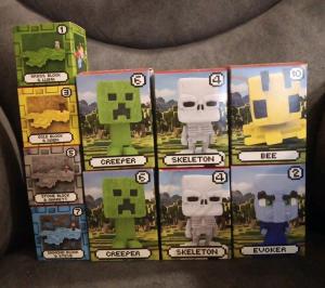 McDonald's Minecraft Movie Happy Meal toys Figurine & Blocks 10 Total New In Box