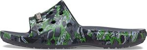 Crocs Unisex-Adult Classic Minecraft Slides, Slide Sandals, Multi, 4 Men