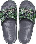 Crocs Unisex-Adult Classic Minecraft Slides, Slide Sandals, Multi, 4 Men