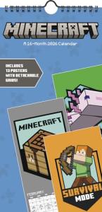2026 Minecraft Mini Poster Calendar