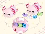 Adorable Axolotl Plush Toy Set for Kids