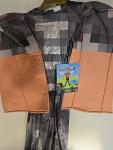 Disguise Boy’s Minecraft Steve Netherite Armor Halloween Costume S 4-6 FREE SHIP