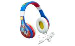 eKids Super Mario Kids Headphones, Adjustable Headband, Stereo Sound, 3.5Mm Jack, Wired Headphones for Kids, Tangle-Free, Volume Control, Childrens Headphones Over Ear for School Home, Travel