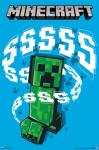 Minecraft - Creeper SSS Wall Poster, 19L" x 13W", Premium Unframed Version