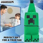 Minecraft Crossbody Bag for Kids Teens Creeper Sling Chest Bag for Travel with Adjustable Strap Gamer Gifts for Boys (Green)