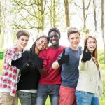 Winter Magic Knit Gloves - 6 Pairs, Stretchy Full Fingers, Suitable for Kids, Teens & Women - All Black Series, One Size Fits All