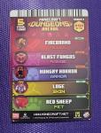 Minecraft Dungeons Arcade Series 3 #104 Hero Loge Foil Card Rare