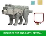 Mattel Minecraft Action Figure & Accessories Set, 3.25-inch Dennis The Wolf Posa