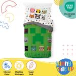 Minecraft Twin Comforter Set - 5 Piece Kids Bedding Includes Comforter, Sheet...