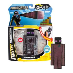 Heroes of Goo Jit Zu Minecraft Stretchy Characters, Collect Enderman with Ender Pearl, Unique Goo Fillings with Hidden Pieces Inside, Stretch Them Up to 3 Times Their Size