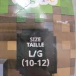 New Minecraft Creeper Costume With Mask Kids Large 10-12 DISGUISE Halloween