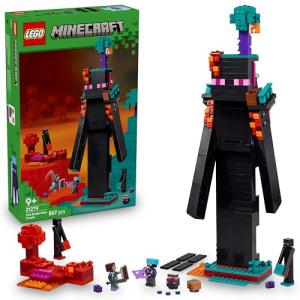 Lego Minecraft 21279 Enderman Tower Toy Birthday Present Blocks Boys Girls Children 9 10 11 Elementary School Student Micra Minecraft Goods Game Competition Robot
