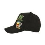 A Minecraft Movie Chicken Jockey Youth Black Traditional Adjustable Baseball Cap