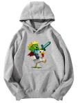 Minecraft Zombie King Chicken Rider Hoodie -Design Unisex Hooded Sweatshirt
