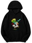 Minecraft Zombie King Chicken Rider Hoodie -Design Unisex Hooded Sweatshirt