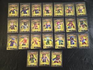 Minecraft Dungeons Arcade Trading Cards - 24 Card YELLOW SKIN Set - Rare Unique