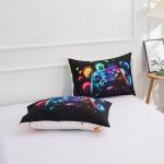 NTBED Game Console Comforter Set for Boys Girls Kids Space Universe 3D Gaming Bed Lightweight Microfiber Gamer Bedding Sets (Multi, Twin)