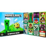 Minecraft Countdown to Christmas Advent Calendar Socks Set Age 4-6 - Bundle with 12 Pairs of Socks for Boys Size 7-10 | Minecraft Sock Gift Box (US, Age, 4, 6, Multicolor)
