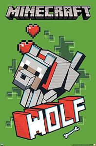 Minecraft - Wolf Wall Poster, 19L" x 13W", Premium Unframed Version