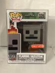 Funko Pop! Minecraft Flaming Skeleton Target Exclusive #326 Rare