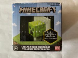 Minecraft Creper Night Light CreePer Head