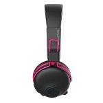 JLab JBuddies Play Gaming Wireless Kids Headset, Pink, 22+ Hour Bluetooth 5 Playtime 60ms Super-Low Latency for Mobile Gameplay, Retractable Boom Mic, AUX Cord Compatible w/Gaming Consoles