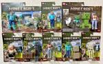 MINECRAFT MOVIE 4" FIGURE SET OF 12 FIGURES STEVE DENNIS CREEPER ++ **NEW**
