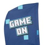 Minecraft Steve Big Boys Fleece Zip Up Athletic Hoodie Navy 14-16