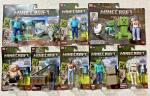 MINECRAFT MOVIE 4" FIGURE SET OF 12 FIGURES STEVE DENNIS CREEPER ++ **NEW**