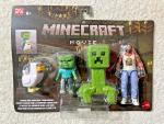 MINECRAFT MOVIE 4" FIGURE SET OF 12 FIGURES STEVE DENNIS CREEPER ++ **NEW**