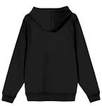 Minecraft Steve & Creeper Long Sleeve Youth Black Hooded Sweatshirt-Large