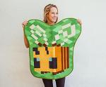 Minecraft Honey Bee Accent Rug | 31x29 Inches