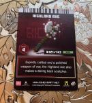 Minecraft Dungeons Arcade Card Series 4 Highland Axe #121/143 Melee Rare