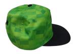 Minecraft Allover Print Creeper Youth Boys Snapback Cap Hat New Licensed (US, Alpha, Small, Medium, Big Boys, Green)