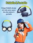 Kids Headphones with Cord , Wired Over Ear Headsets with Microphone Limited Volume 85dB/ 94dB, Portable Wired Headphones for Kids Boys Girls Teens Children Online School/Travel/iPad/Tablet/Cellphone