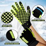 SAGA SPORTS Kids Winter Gloves for Boys & Girls, Age 4-12 | Touchscreen-Compatible, Anti-Slip | Warm, Machine Washable for Outdoor Activities