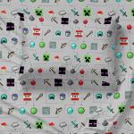 Minecraft Monster Hunters 4 Piece Twin Bed Set - Includes Reversible Comforte...