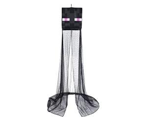 Ukonic Minecraft Enderman Kids Bed Canopy Curtains for Ceiling, Hanging Mosquito Netting Cover for Reading Nook, Sleeping Tent | Playroom Accessories, Home Decor Room Essentials | Video Game Gifts