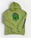 MINECRAFT CREEPER BOYS HOODIE  2XL 18 KIDS  GREEN Pullover NWT