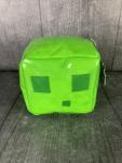 Minecraft Slime Green Plush with Glossy Finish 5" square NEW w/TAGS