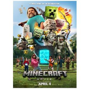 A Minecraft Movie Official Poster April 4