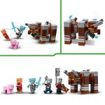 Lego 21278 Minecraft Pilgriers and Ravagers Toy Birthday Present Blocks for Boys and Girls Children 9 Years Old 10 Years Old 11 Years Old Elementary School Students Micra Minecraft Goods Game Battle