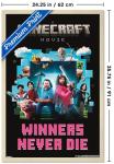 A Minecraft Movie - Group Wall Poster, 34L" x 22.4W", Blonde Framed Version