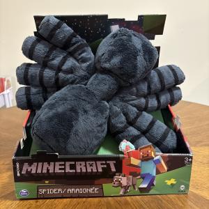 MINECRAFT PLUSH SPIDER 2013 NEW IN BOX 12" LONG 14" WIDE JINX SPIN MASTER