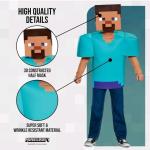 Disguise Minecraft Steve Classic Costume, Minecraft Costume LARGE 10/12 BOYS