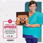 Disguise Minecraft Steve Classic Costume, Minecraft Costume LARGE 10/12 BOYS