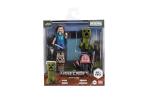 Jada Metalfigs 4-Pack – Minecraft Movie Die-Cast Figures – Steve, Wolf, Creeper, Malgohsa – 2.5-Inch Scale Collectible Set for Kids and Fans – Durable Metal Build