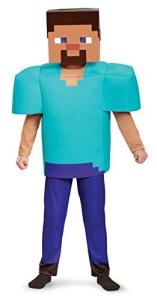Disguise Steve Deluxe Minecraft Costume, Multicolor, Small (4-6)